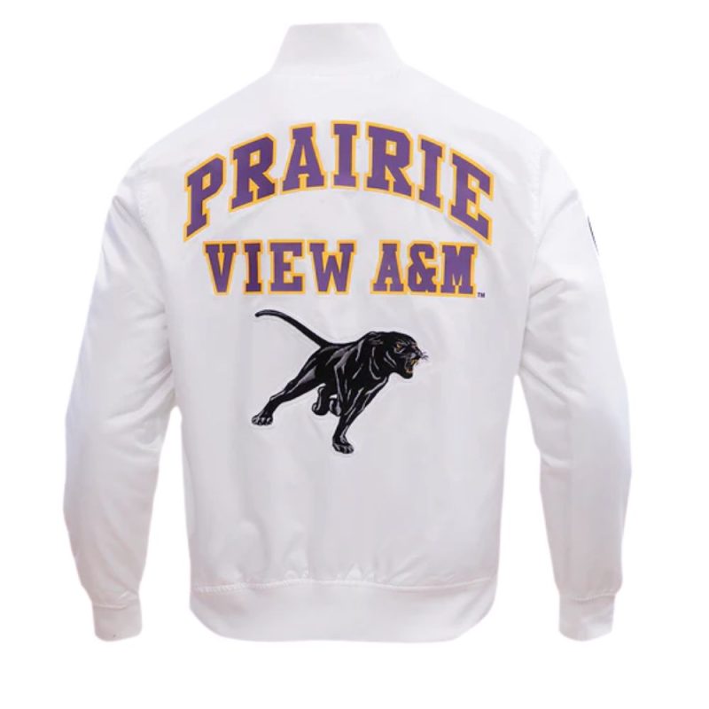 Prairie View A&M University Satin Varsity Jacket