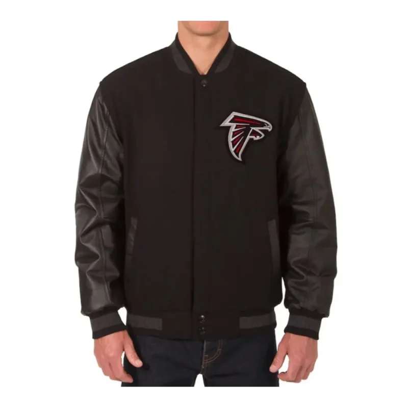 Atlanta Falcons WH Black Varsity Jacket