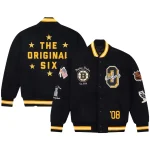 Boston Bruins OVO x NHL Varsity Jacket