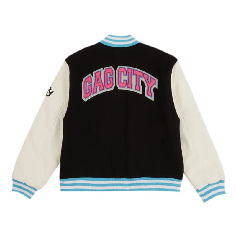 Gag City Black Varsity Jacket