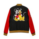 Mickey Mouse and Pluto Varsity Jacket