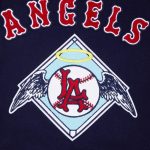 MLB Los Angeles Angels Navy Wool Varsity Jacket