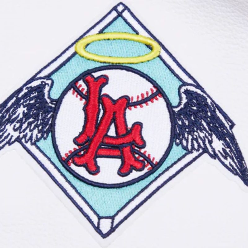 MLB Los Angeles Angels Navy Wool Varsity Jacket