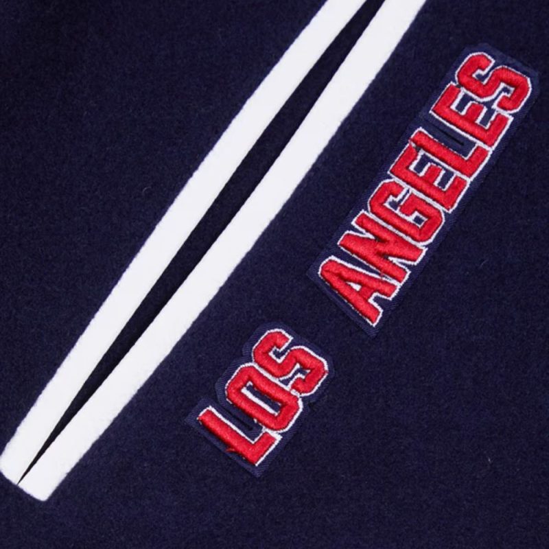 MLB Los Angeles Angels Navy Wool Varsity Jacket