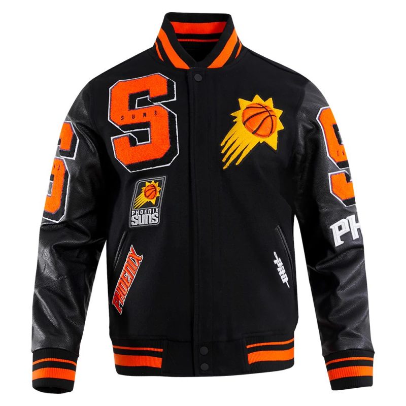 nba-phoenix-suns-mashup-black-varsity-jacket (1) NBA Phoenix Suns Mashup Black Varsity jacket